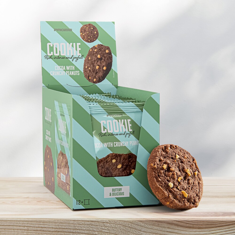 American Cookie (12 units) - Cocoa with Crunchy Peanuts