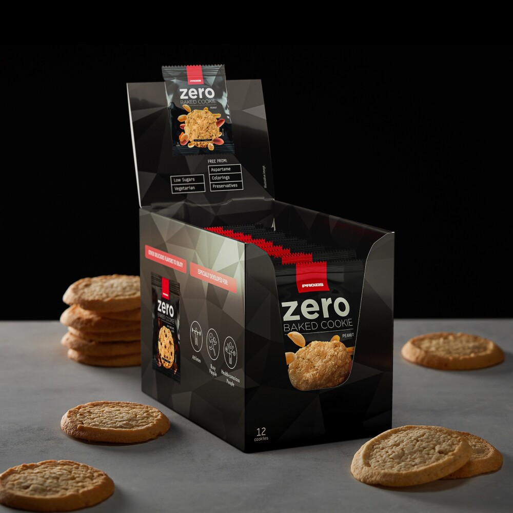 12 x Zero Baked Cookie - Peanut 40 g