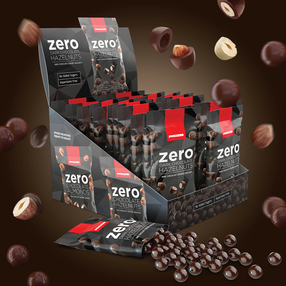 22 x Noisettes au chocolat noir Zero 40 g