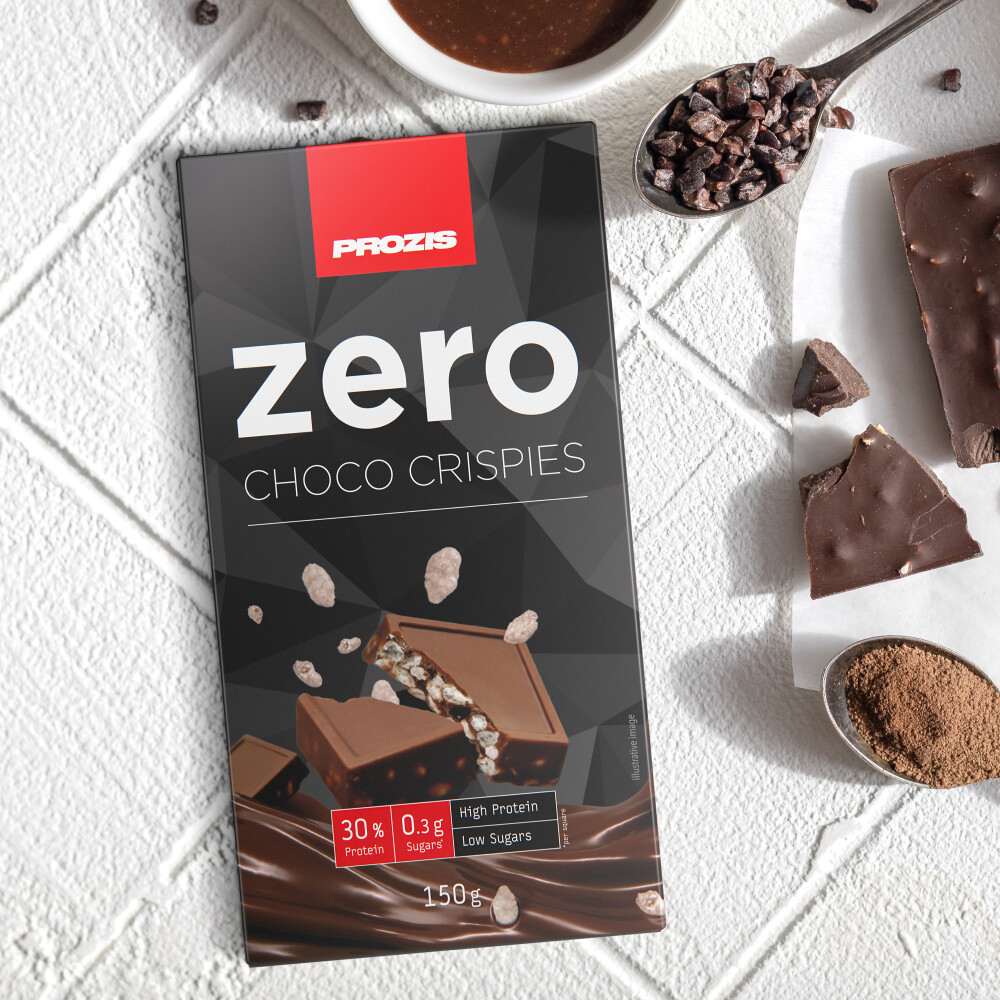 Zero Choco Crispies - chokolade med protein 150 g