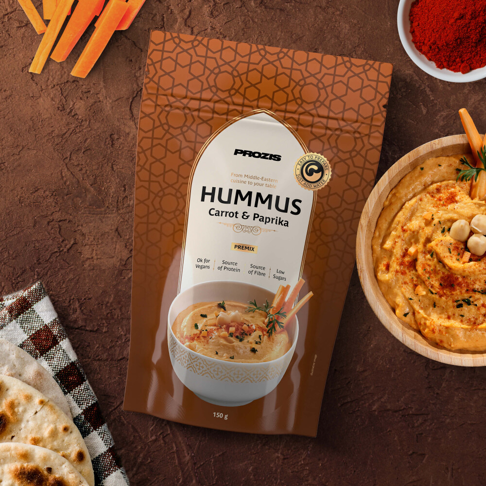 Hummus-Vormischung - Karotte & Paprika 150 g