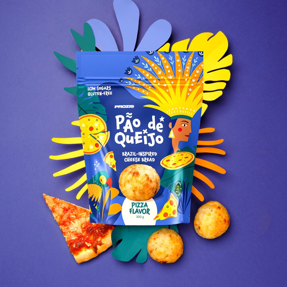 Pão de Queijo - Brazilian Cheese Bread - Pizza-Geschmack