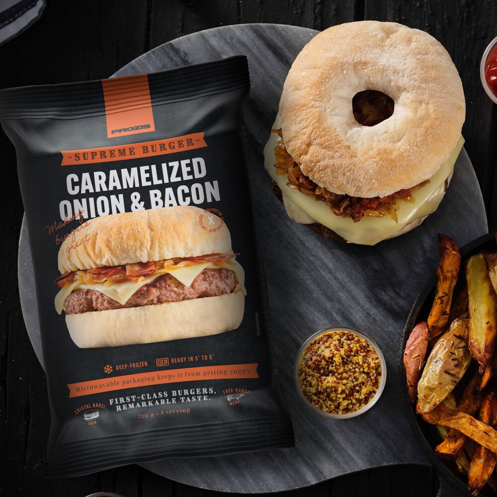 Supreme Burger - Karamellisierte Zwiebel und Speck