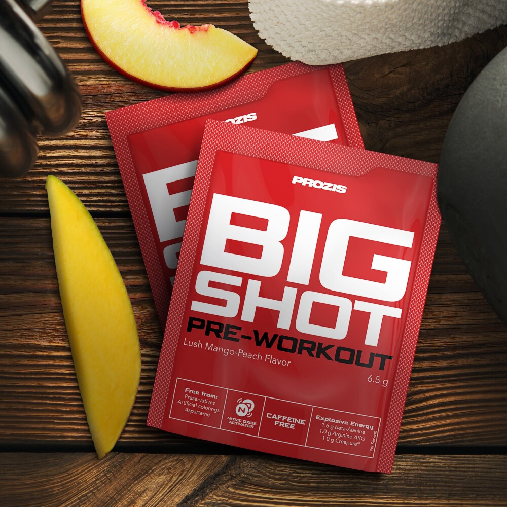 2 x Sachet Big Shot - Pre-Workout Caffeine Free 1 serving