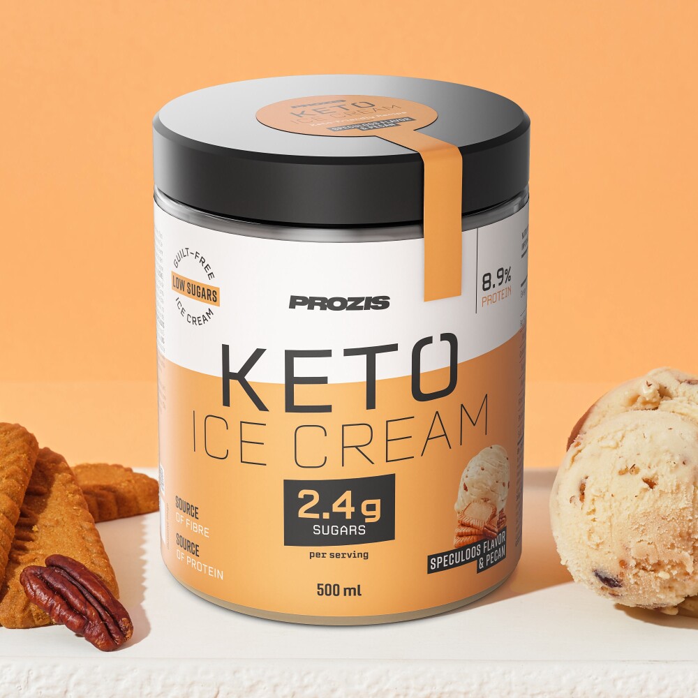 Keto Ice Cream - Spéculoos et Noix de Pécan 500 mL