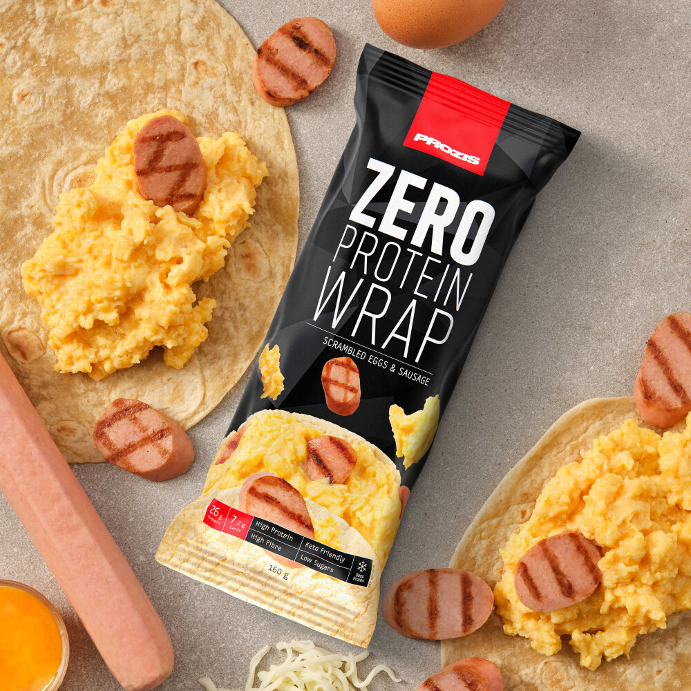 Zero Protein Wrap - Huevos revueltos y salchicha