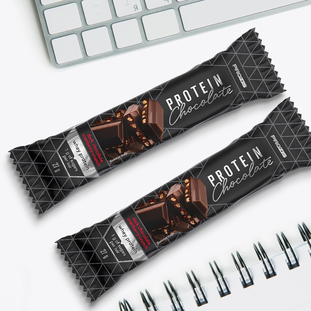 2 x Whey Protein Dark Chocolate - Cranberry-Crunch 27 g