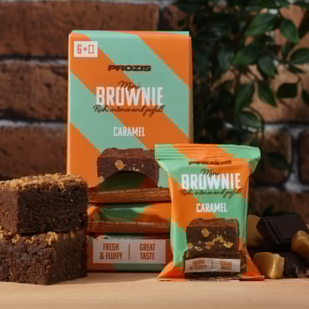 6 x Mini Brownie - Caramel 30 g