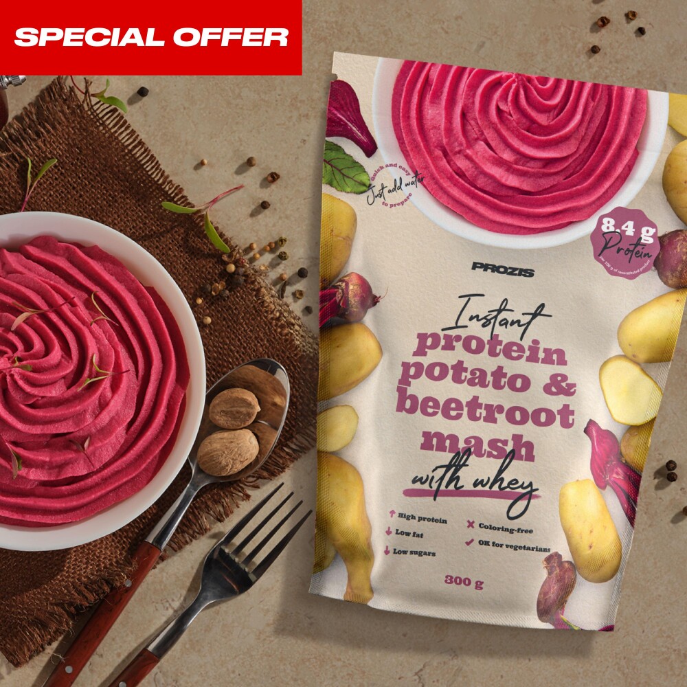 Instant Protein Potato-Beetroot Mash with Whey 300 g Opportunity Potato-Beetroot