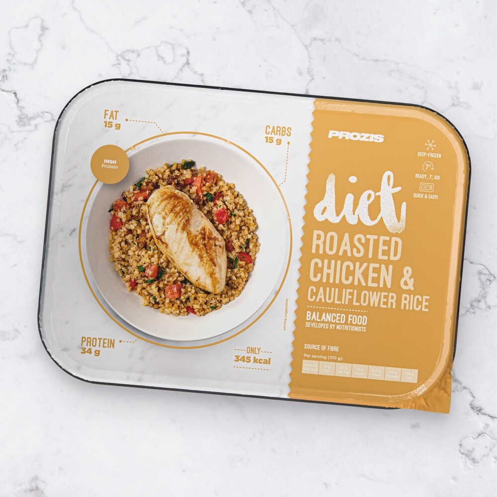 Pollo arrosto con riso al cavolfiore Diet