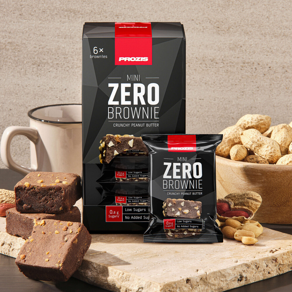 Prozis 6 X Zero Mini Brownie Peanut Butter Crunch