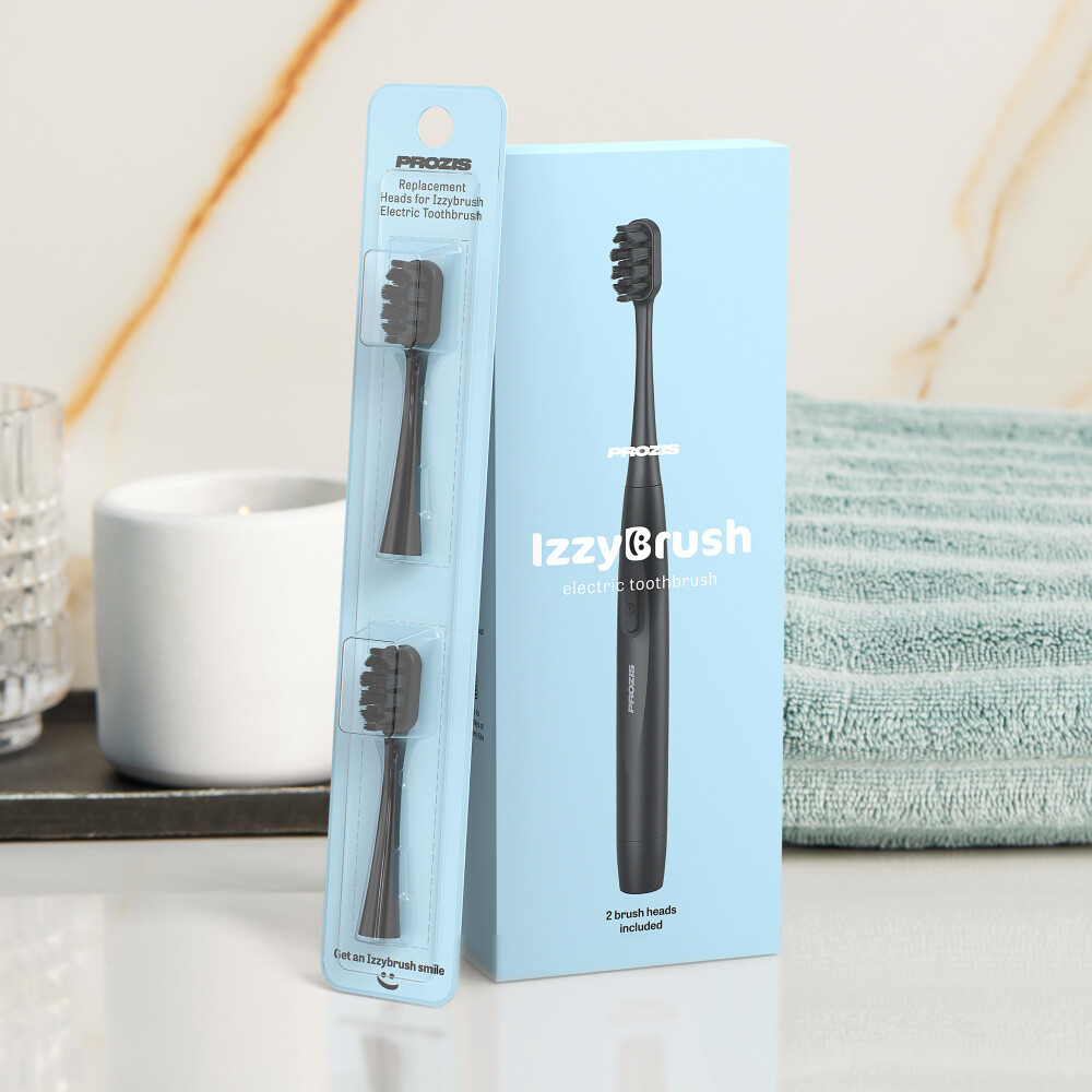 IzzyBrush Electric Toothbrush+ 2 x Replacement Head