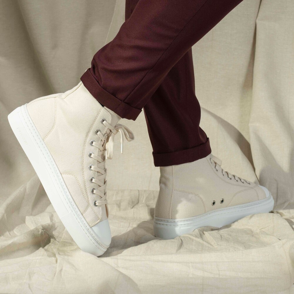 Sakuragi High M Sneakers - Beige