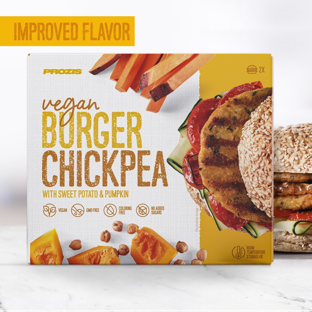 2 x Vegan Burger - Chickpea with Sweet Potato & Pumpkin 80 g