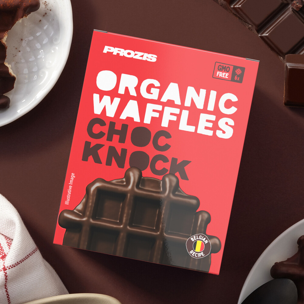 Organic Choc Knock Waffles 6 oz / 6 ct