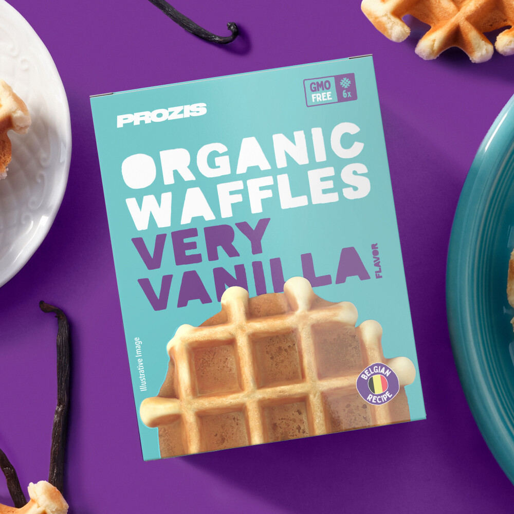 Organic Very Vanilla Flavor Waffles 5 oz / 6 ct