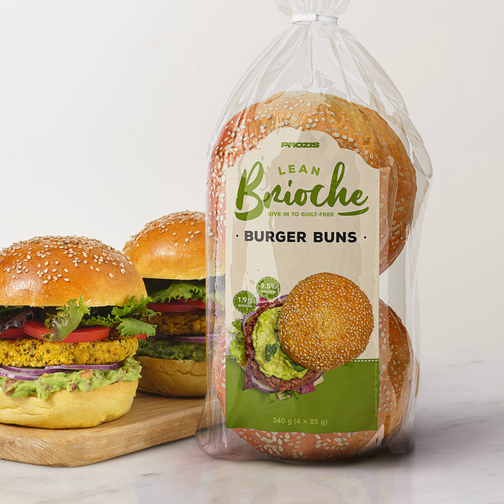 Lean Brioche Burger Buns 340 g