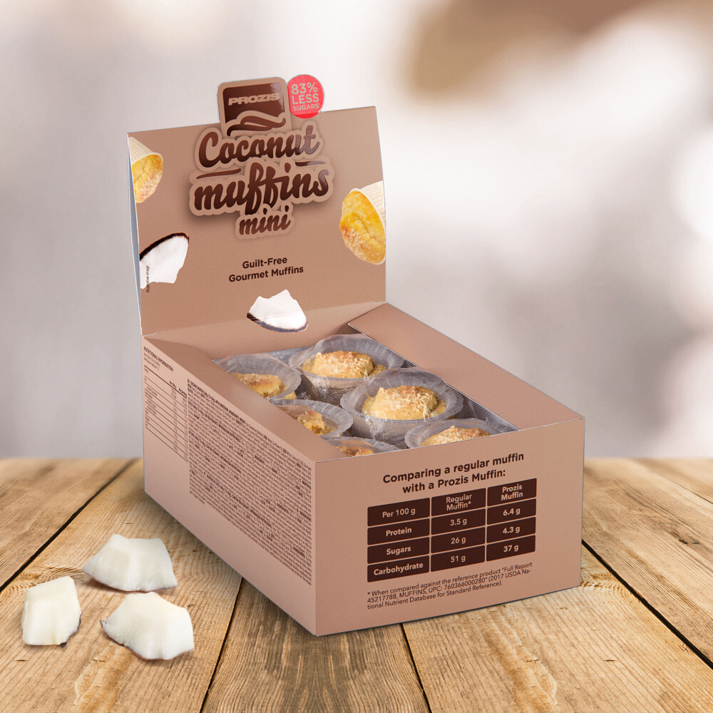 Low Sugar Mini Muffins - Coconut 12.5 oz / 12 ct