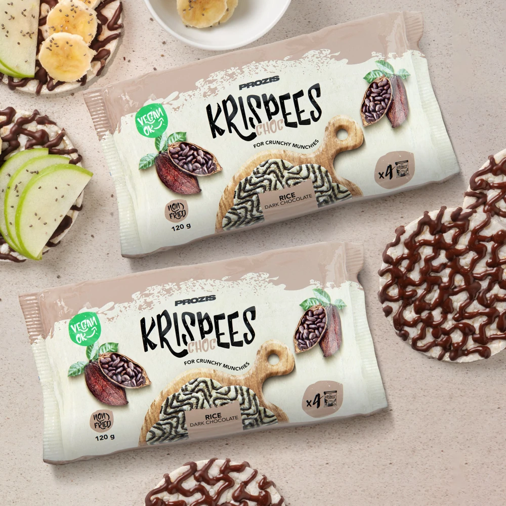 2 x 4 x Choc Krispees - Rice with Dark Chocolate 30 g (1)