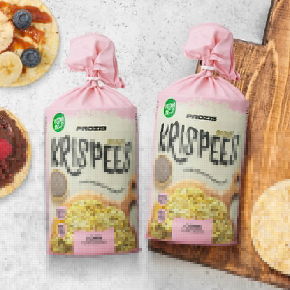 2 x Organic Krispees - Maïs avec des Graines de Chia 120 g