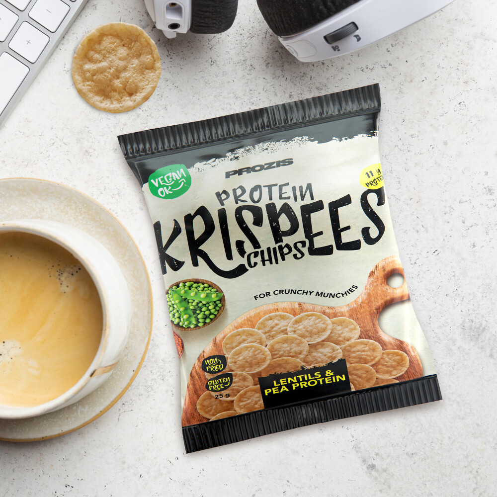Protein Krispees Chips - Lentejas y proteína de guisante 25 g