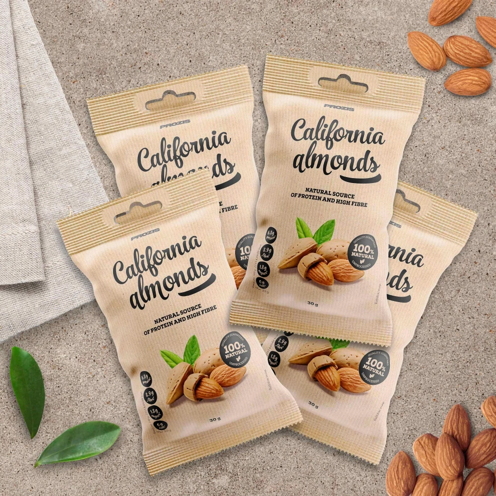 4 x Amêndoas da Califórnia 30 g (1)