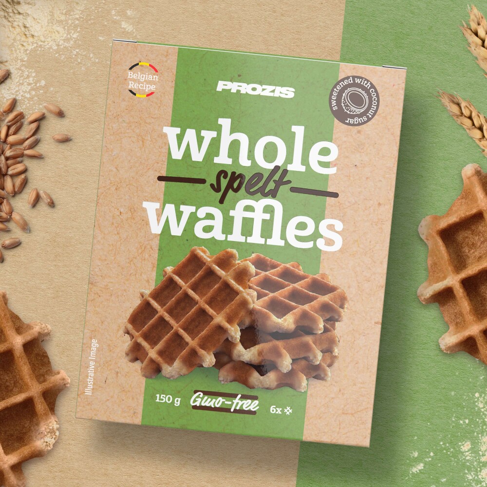 Whole Spelt Waffles 5 oz / 6 ct