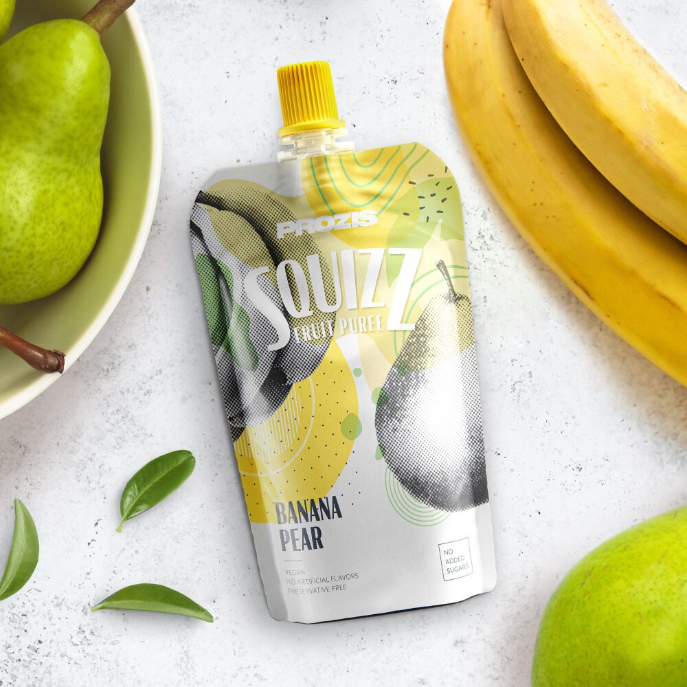 Squizz - Fruit Puree - Banane et Poire 100 g