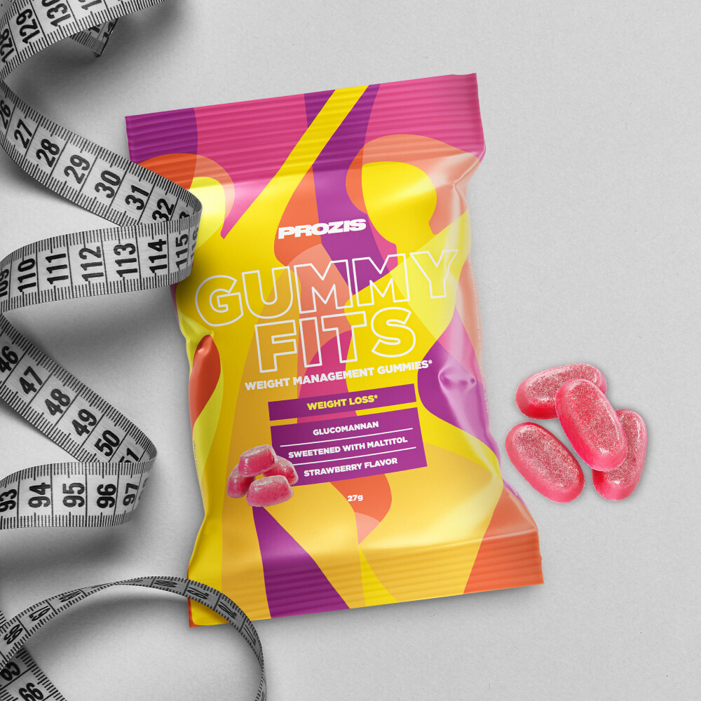 Gummyfits - Gommes de Gestion du Poids - Fraise