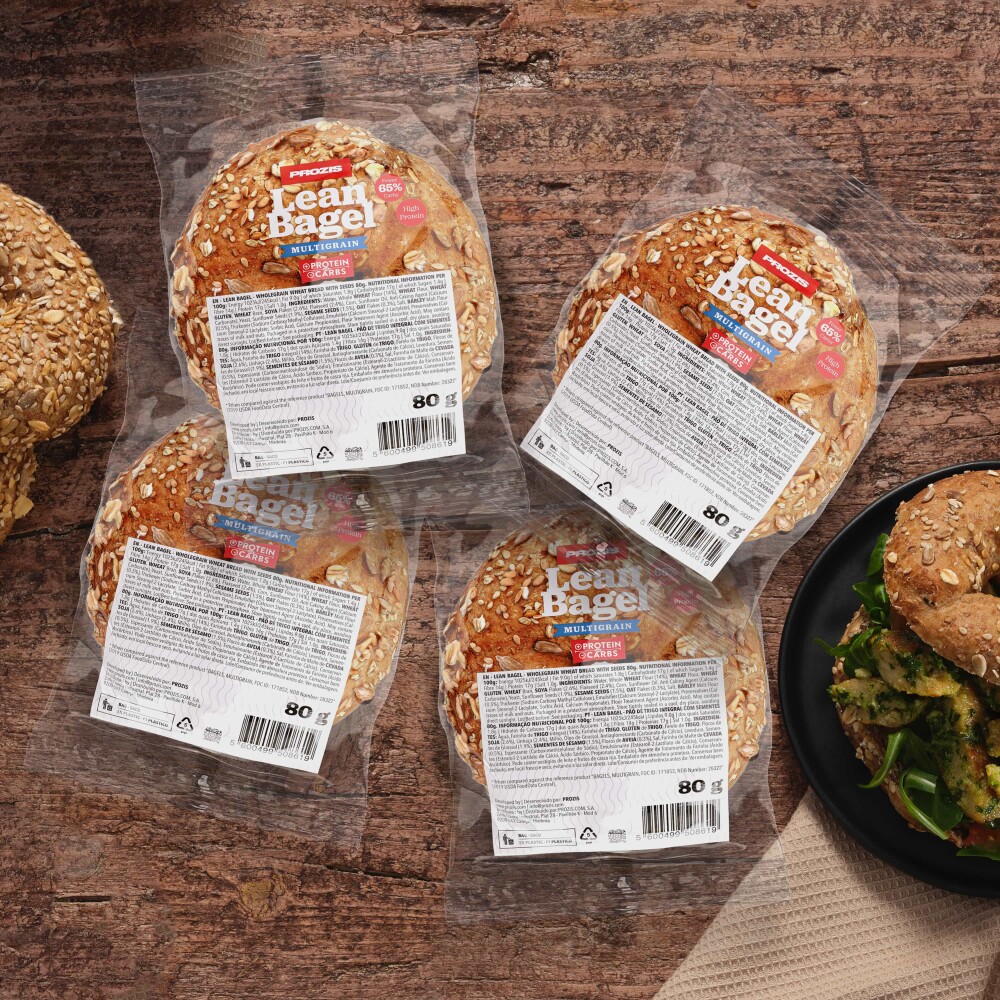 4 x Lean Bagel - Multigrain 80 g