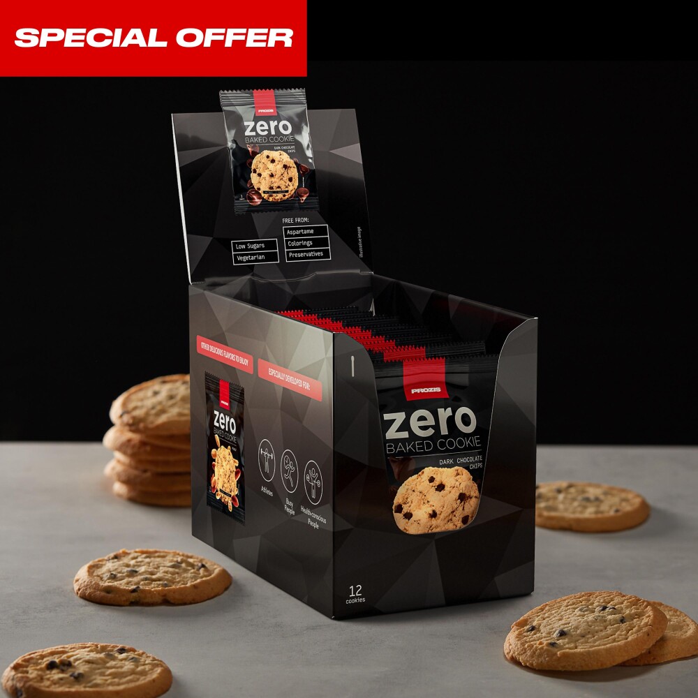 12 x Zero Baked Cookie - Dark Chocolate Chips 40 g Opportunity