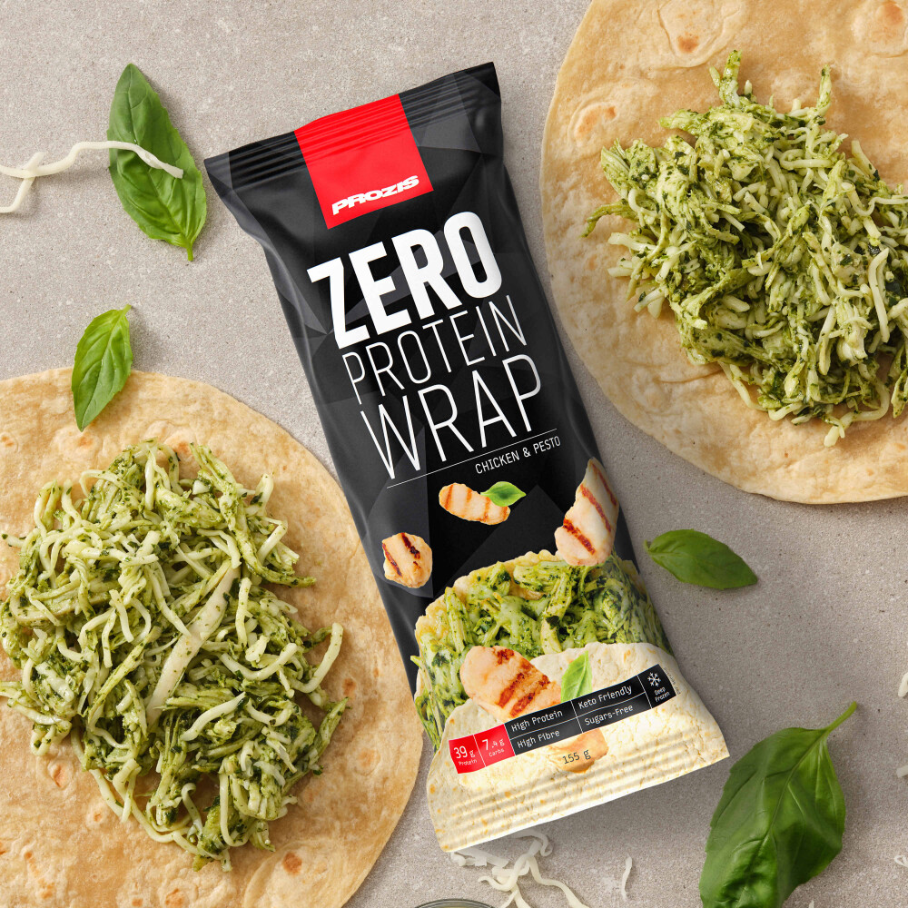 Zero Protein Wrap - Hähnchen und Pesto