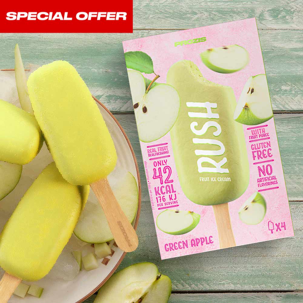 4 x Rush - Gelado de Maçã Verde Opportunity