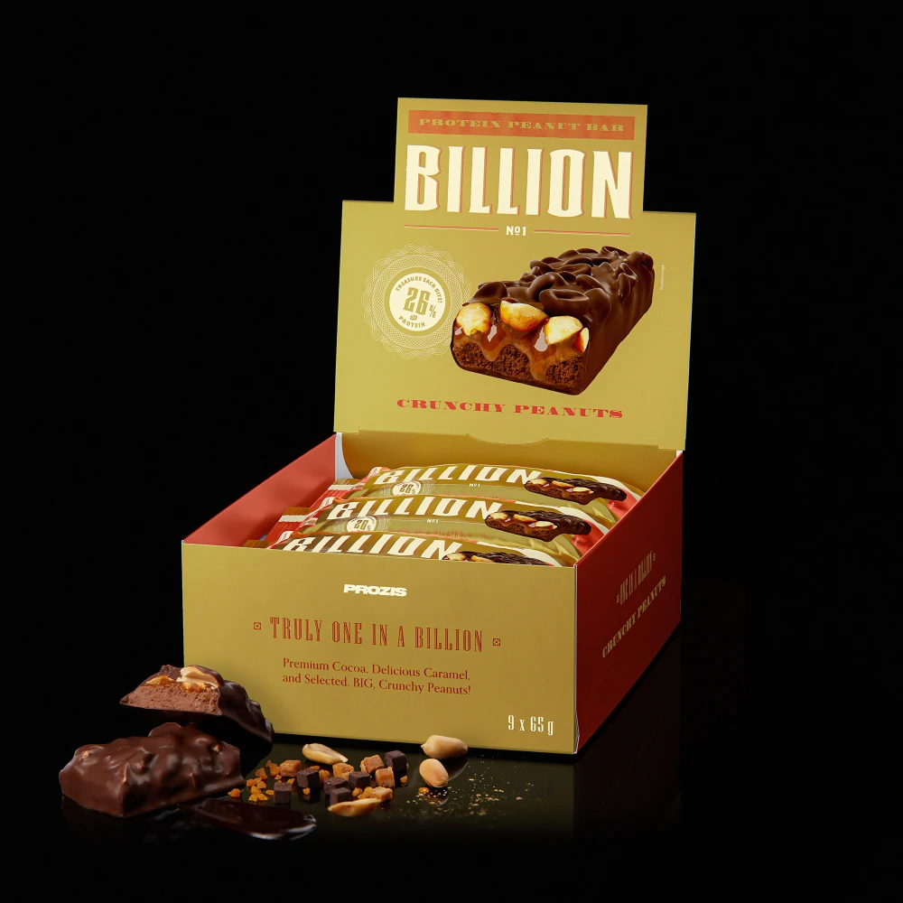 Billion Protein Peanut Bar x 9