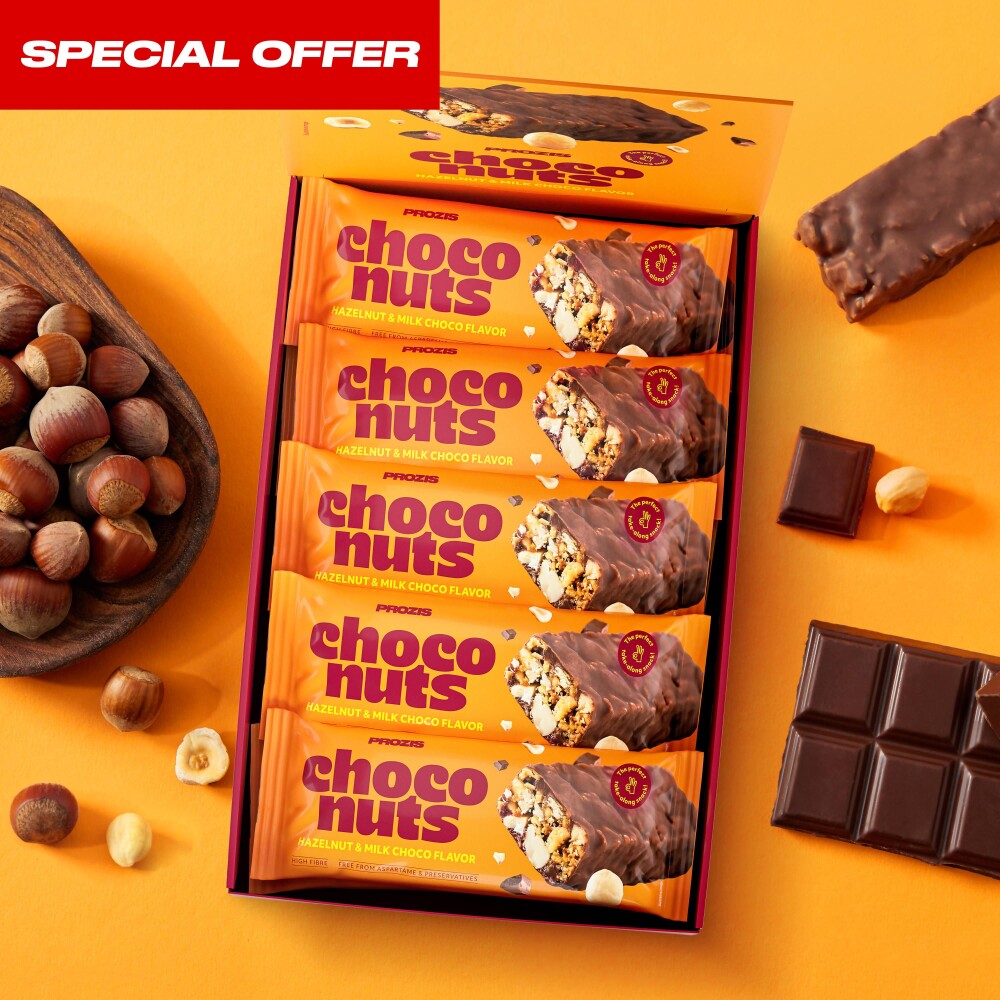 ChocoNuts - Hazelnut & Milk Choco Special Offer 1.7 oz / 10 ct