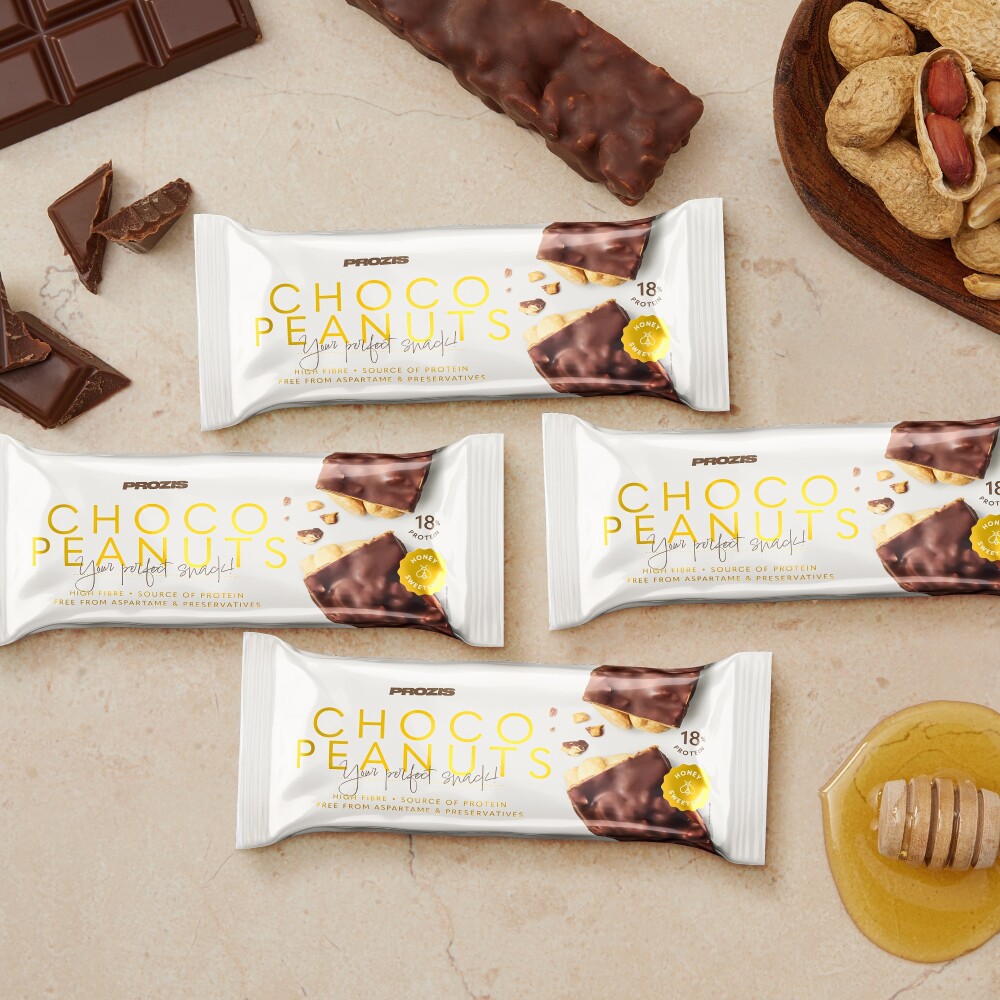 4 x Choco Peanuts - Peanut & Milk Chocolate Bar