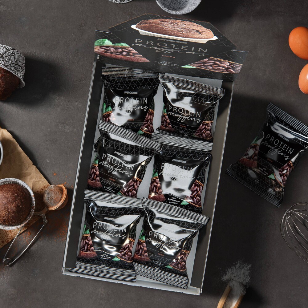 Muffins Protéinés (6 pièces) - Cacao