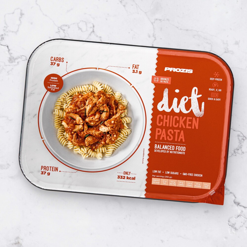 Pasta con Pollo Dietético