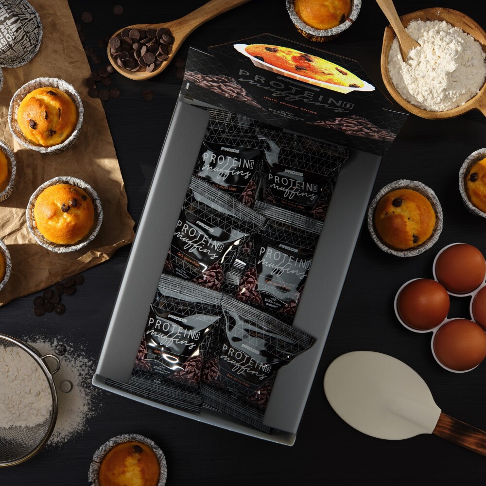 Protein Mini Muffins (12 units) - Dark Choco Chips