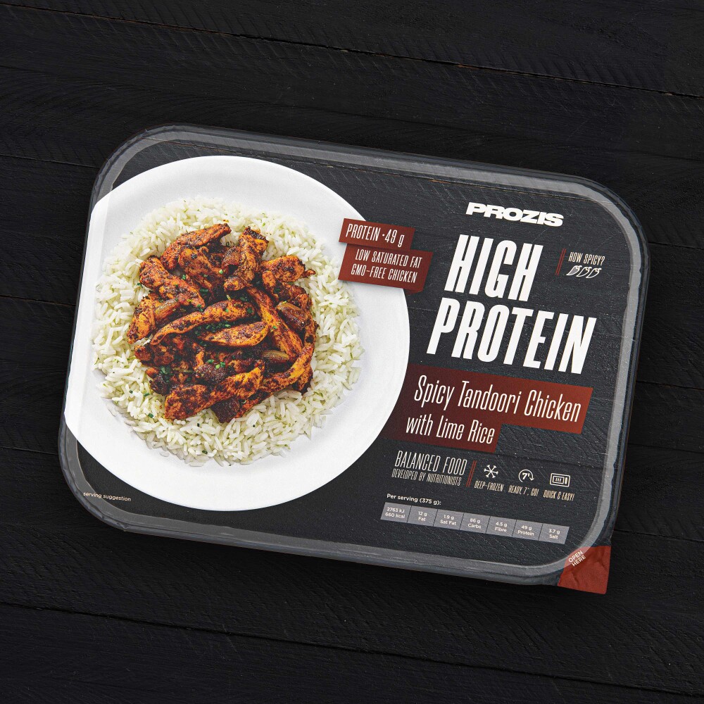 Poulet Tandoori Épicé avec Riz au Citron Vert High Protein