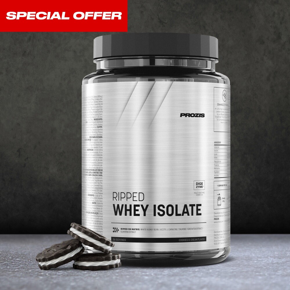 RIPPED Whey Isolate 900 g Cookies and Cream Opportunity