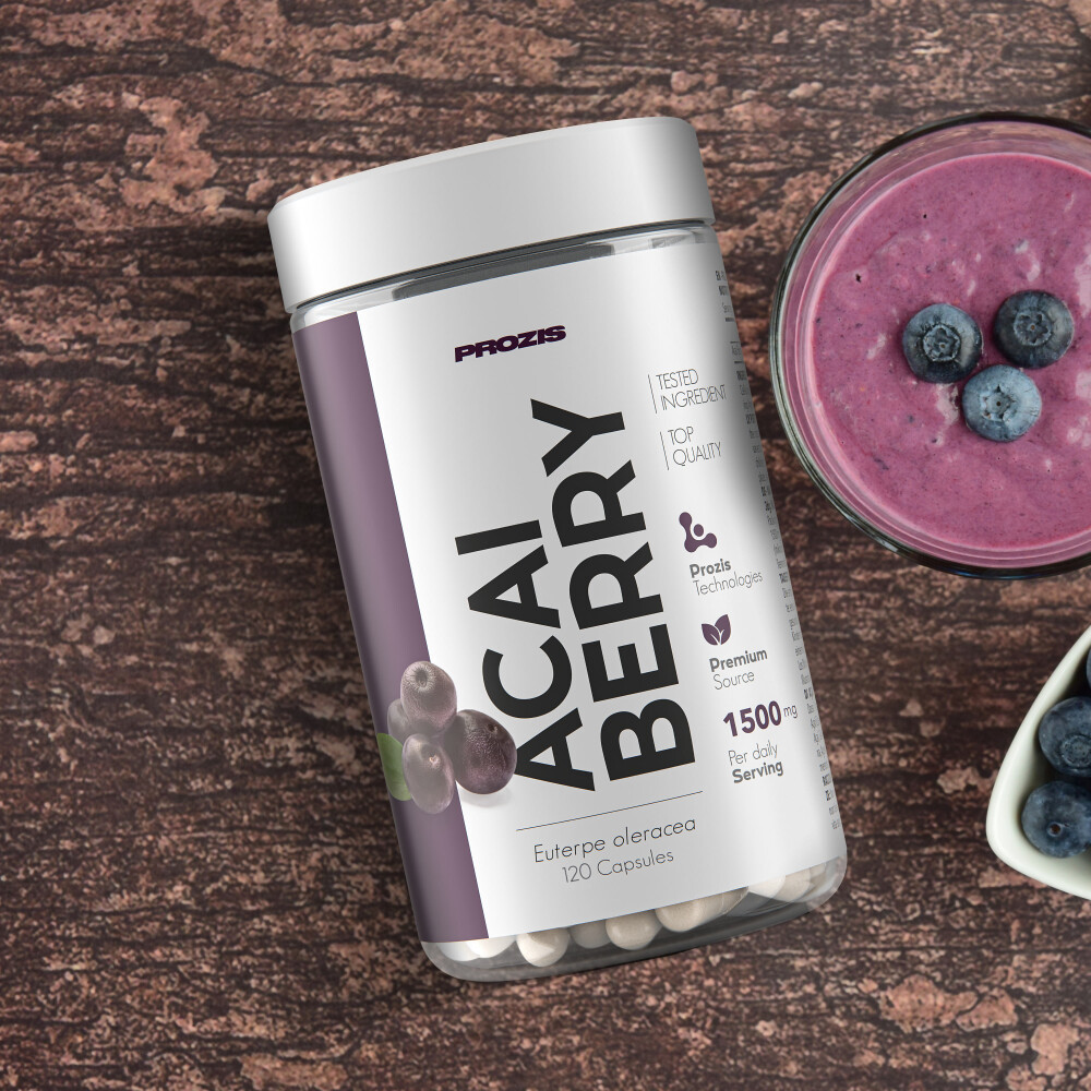 Baies d'açaï 500 mg 120 capsules