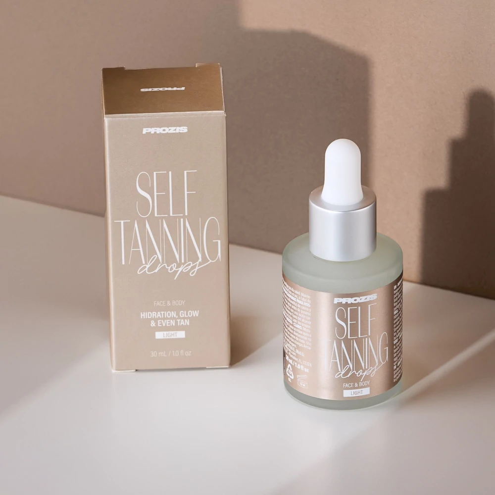 Selbstbräunungstropfen für Körper und Gesicht – Hell 30 ml (1)