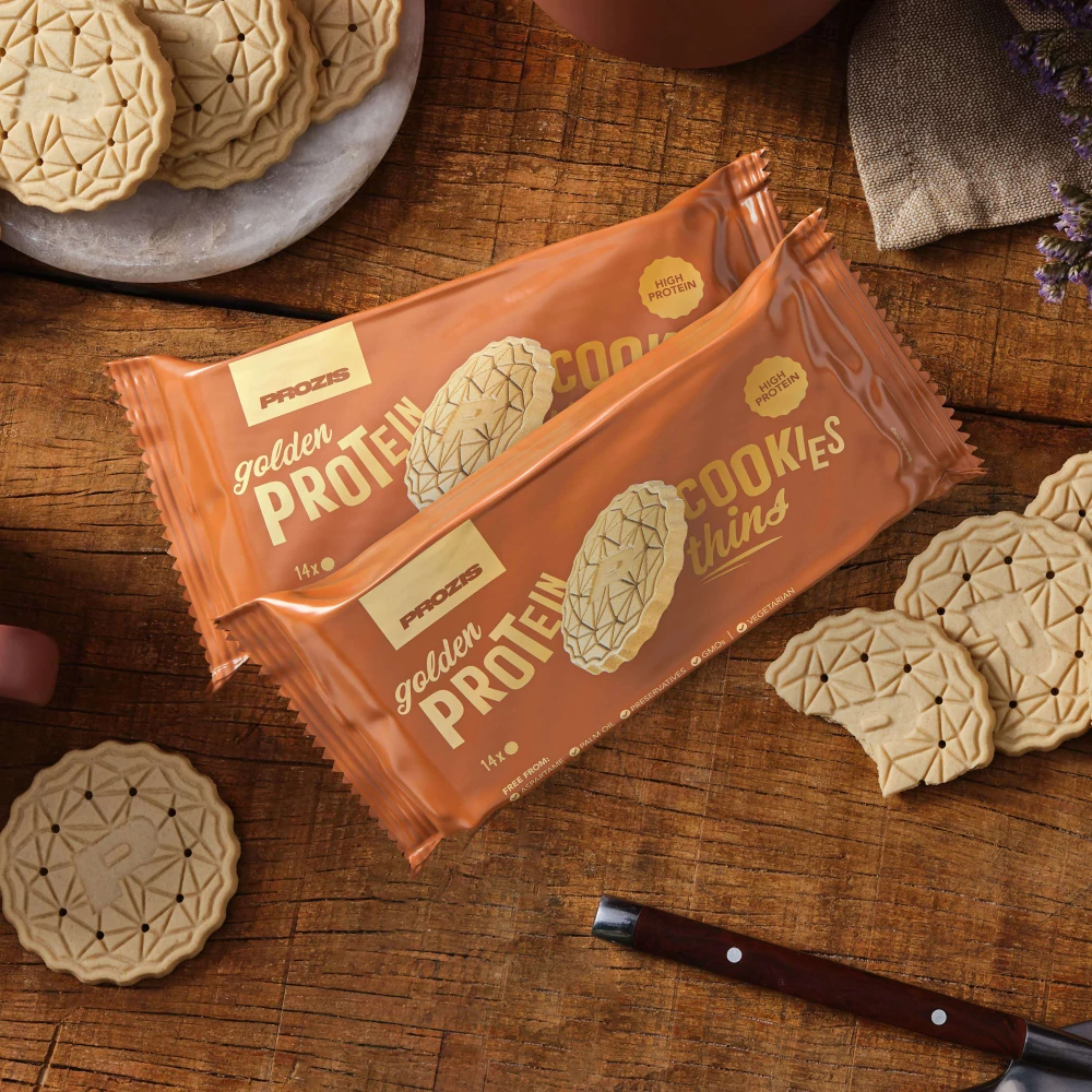 Golden Protein Cookies - Thins (2 packs of 14) (1)