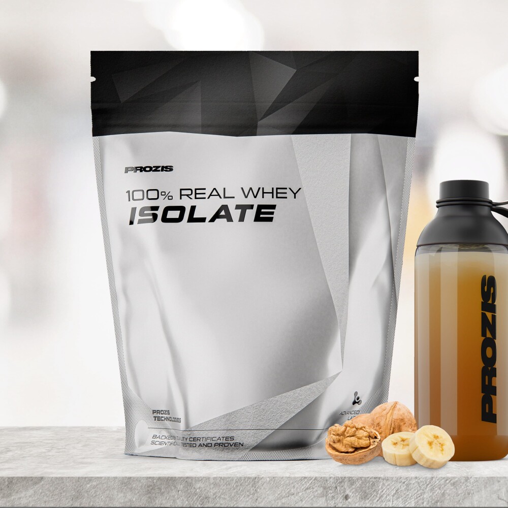 100% Real Whey Isolate 1000 g - Développement Musculaire | Prozis