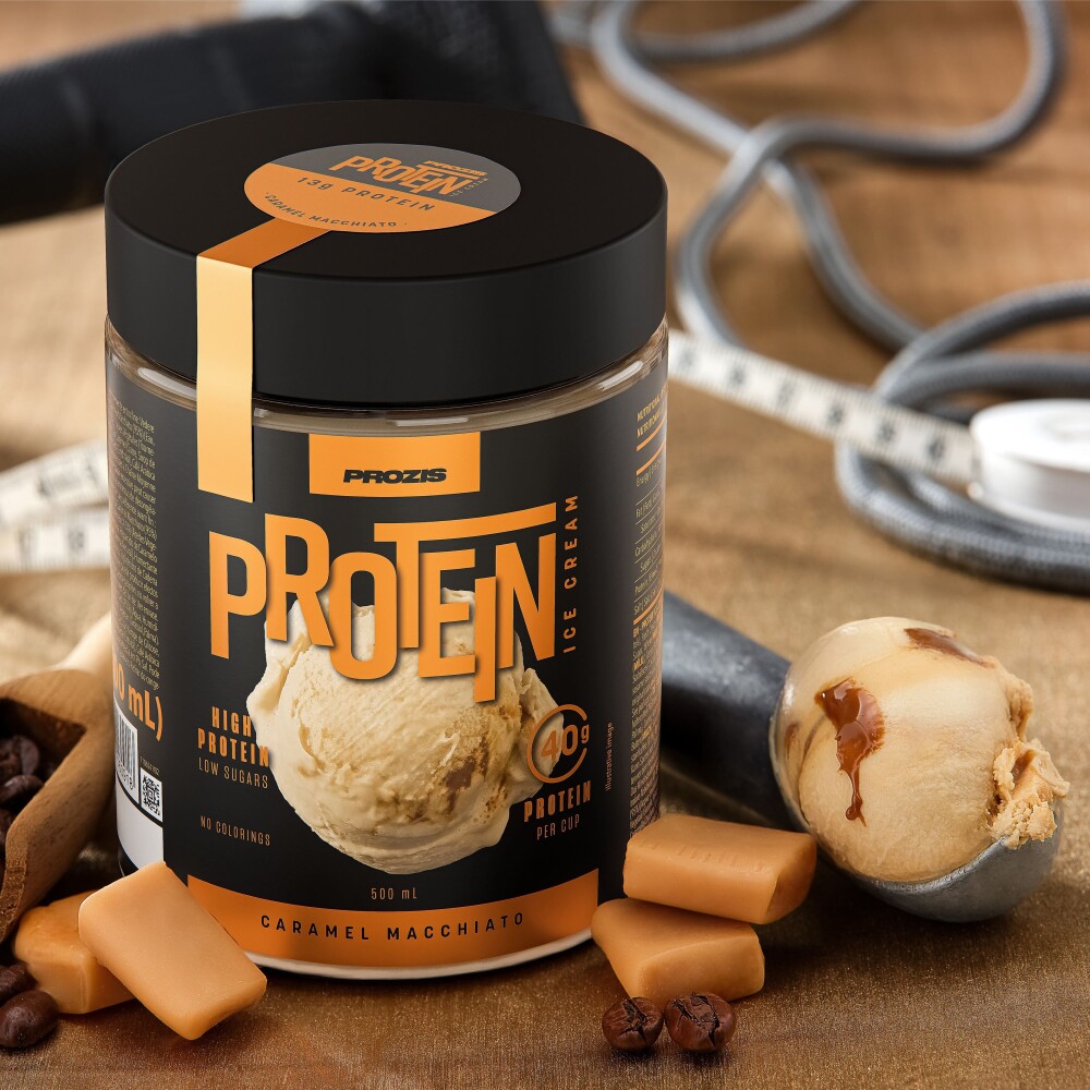 Protein Ice Cream - Karamell-Macchiato 500 mL