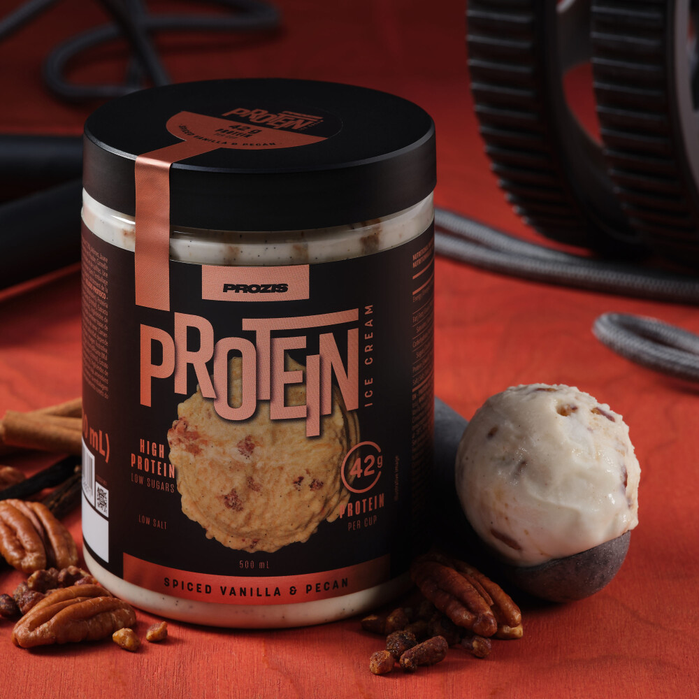 Protein Ice Cream - Spiced Vanilla e Nozes-pecã 500 mL