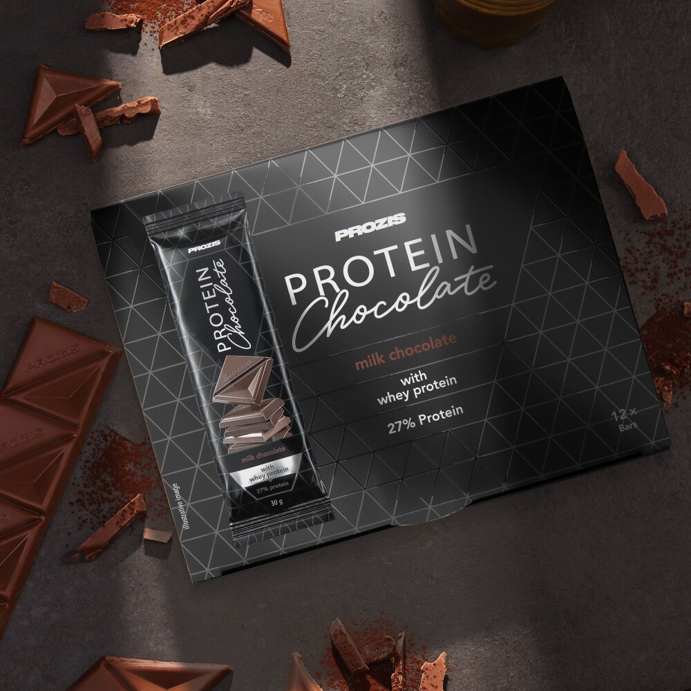 Molkenprotein-Milchschokolade - 12 Riegel