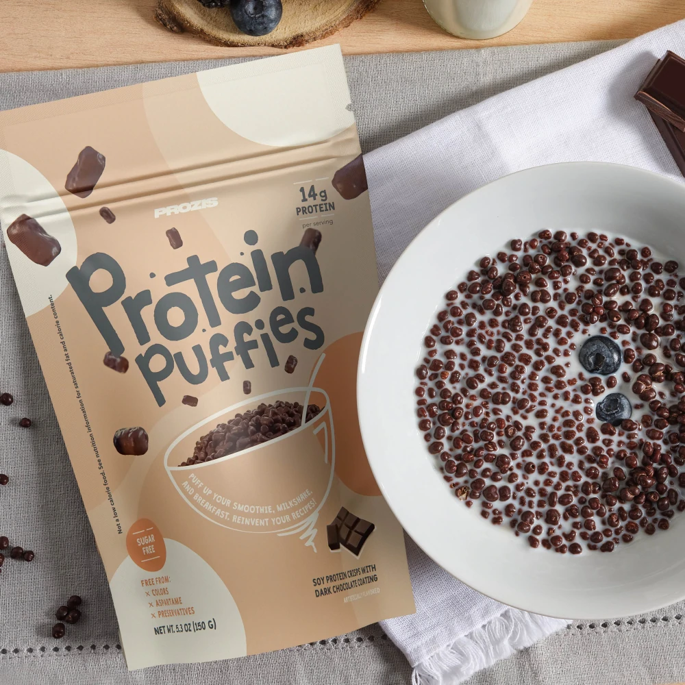 Protein Puffies - Dark Chocolate Coating 5 oz (1)