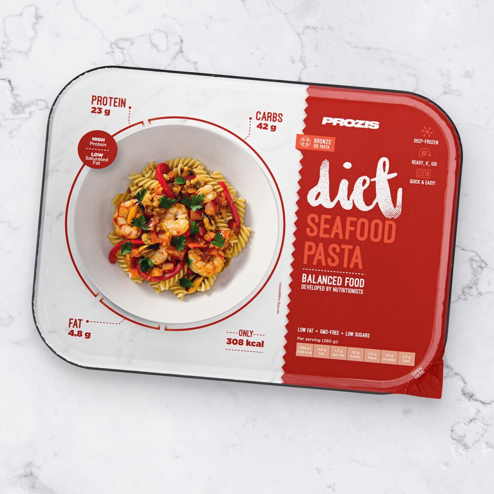 Pasta con frutti di mare Diet